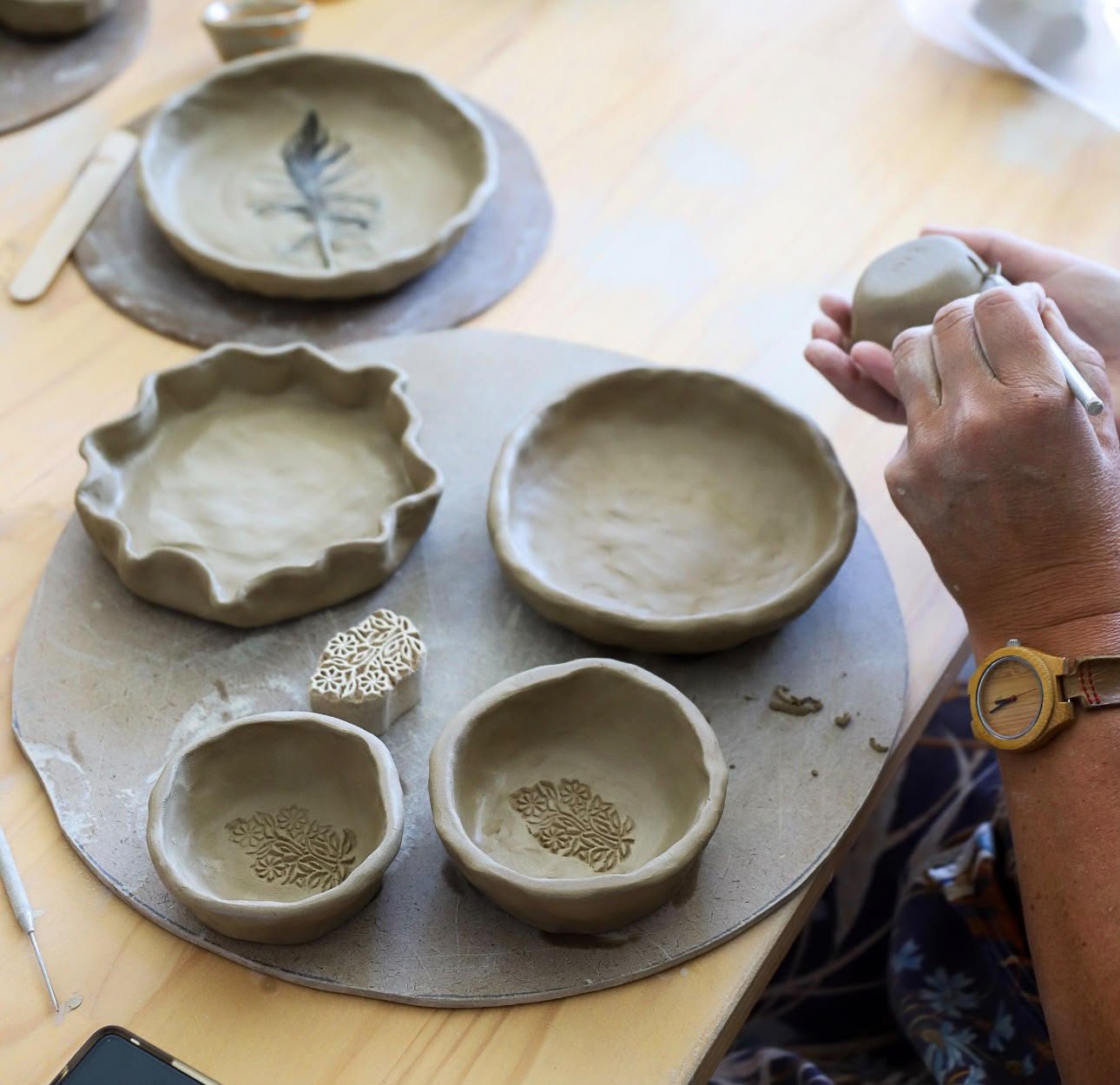 Air-Dry Clay Pottery