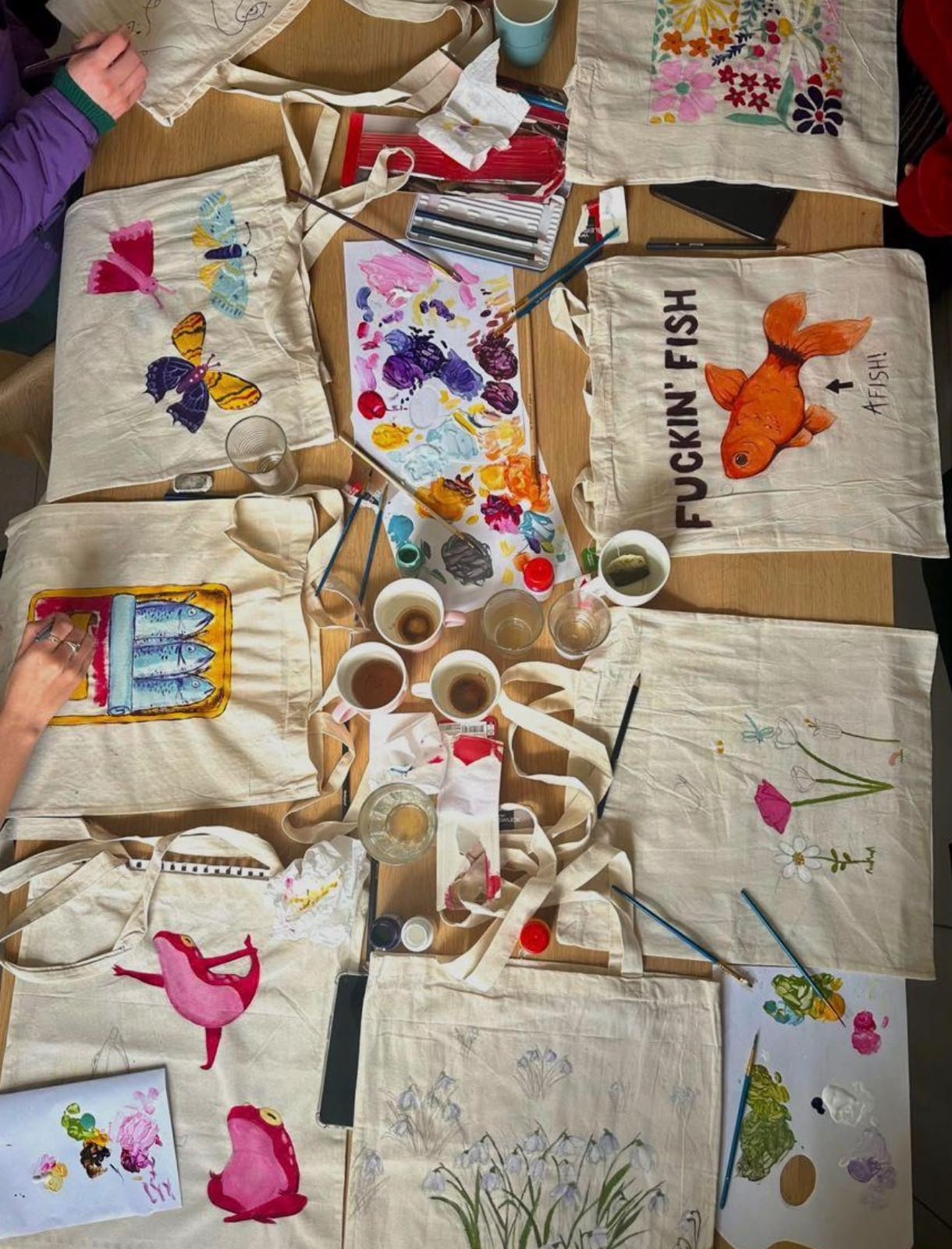 Tote Bag Painting
